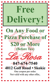 Coupons | La Rosa Pizza